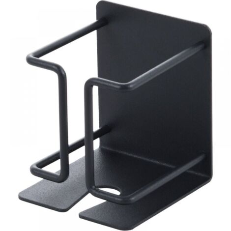 Electric Shaver Wall Mount Holder, Self Adhesive Rack, Stainless Steel Utility Storage for Electric Razor, Bathroom, Shower, Black (1/5)