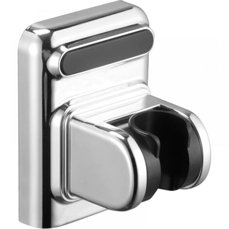 Shower Head Holder Silver Shower Head Holder, Adjustable Shower Head Holder Strong Suction Cup Rotation (1/5)