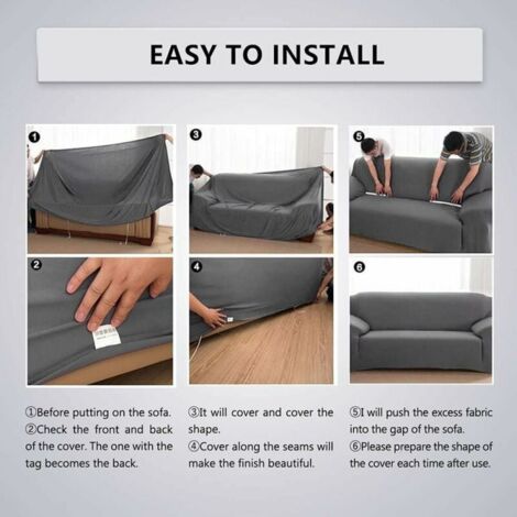 Seater Sofa Cover 190-230cm Modern Armrest Sofa Cover Universal Elastic Sofa Cover Sofa Slipcover Protective Cover Sheet