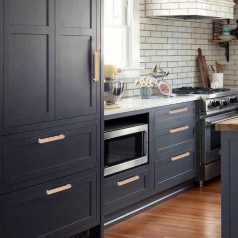 poignées de meuble en entraxe 96mm (Hêtre),6 pièce poignée de meuble Poignée en bois-Poignées d'armoire en Bois poignée de meuble cuisine