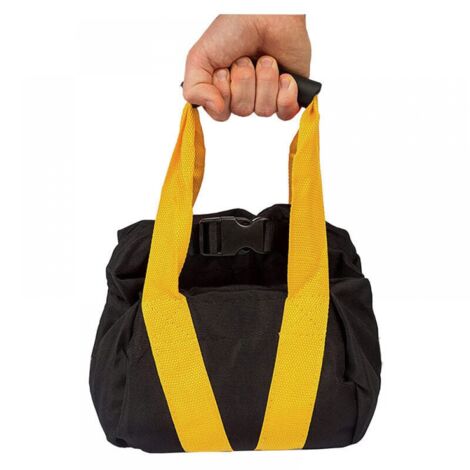 Yellow Strap 15lbs to 25lbs Adjustable 900D Manual Lifting Sandbag Unfilled Weightlifting Sandbag (1/4)