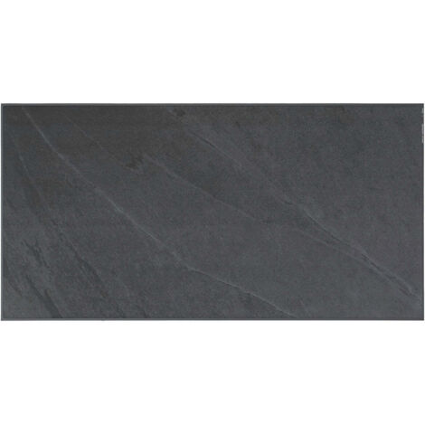 Smart Tiles Blok Ardoise - crédence adhésive noir gris x2 XL - 57.3 x 29.41 cm