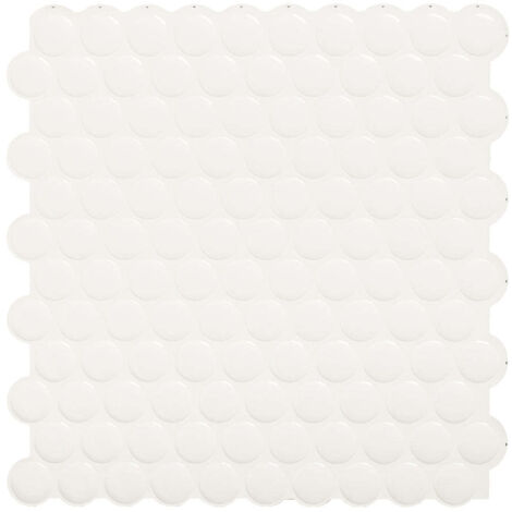 Smart Tiles Penny Romy - carrelage adhésif mural blanche x4 - 22.81 x 22.74 cm