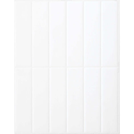 Smart Tiles Morocco Casablanca  - carrelage adhésif mural blanche x4 - 29.02 x 22.86 cm