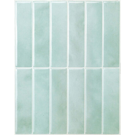 Smart Tiles Morocco Asilah - carrelage adhésif mural bleue x4 - 29.02 x 22.86 cm