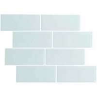 Smart Tiles Metro Mia - crédence adhésive gris vert x4 - 29.34 x 21.28 cm