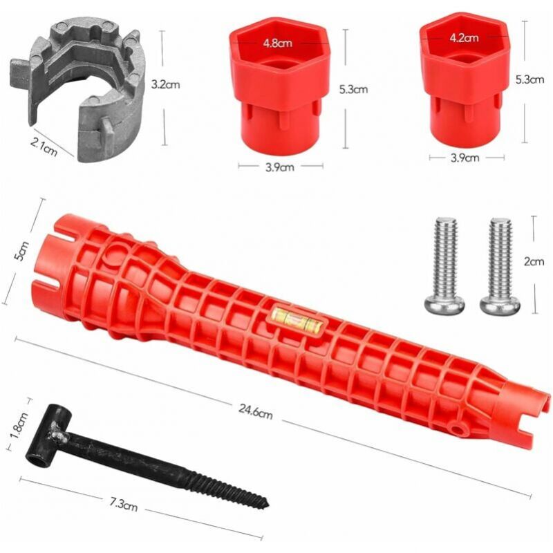 Alrens 14 in 1 armaturenschlüssel Wasserhahnschlüssel Werkzeug