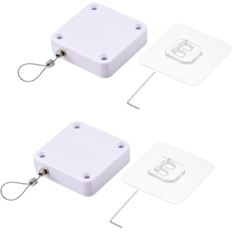 2 Stück automatischer Türschließer, weiß, automatischer Türschließer ...