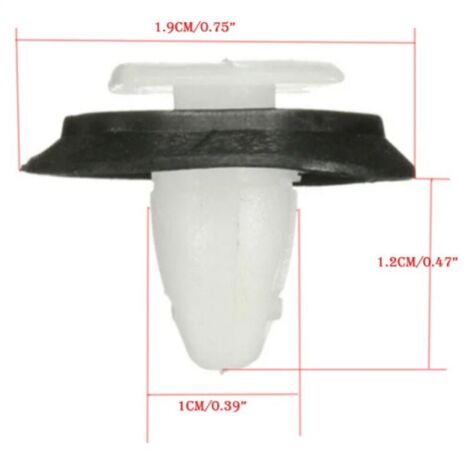 100 Stück Clip Trim Fastener Clip Panel Türdichtung für Fiat Ducato ...