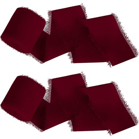 4 Rollen Geschenkband,Chiffonband,Hochzeitsdekoration Satinband,Schleifenband für