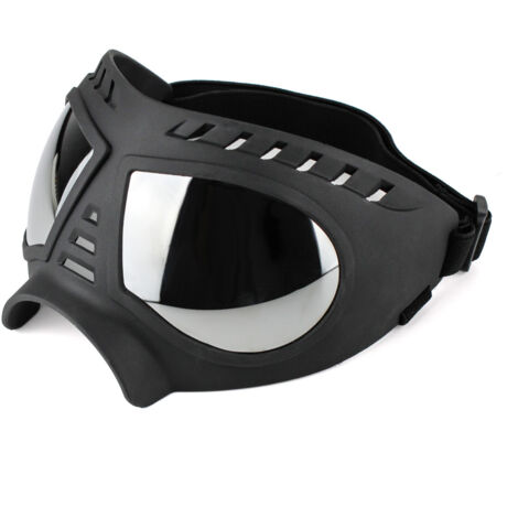 Schutzbrille für mittelgroße bis große Hunde, UV-Sonnenbrille für Hunde, Wind und Schnee, weicher Rahmen für lange Schnauze, Augenschutz für Hunde