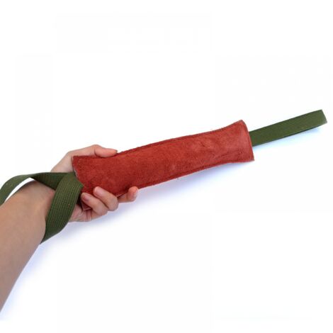 1 Stück 40 cm unzerstörbarer Hundepudding mit 2 Griffen, Feuerlanzenschläuche, Hundespielzeug, extra robuster Bisspudding. (1/5)