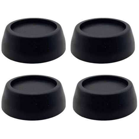 4 Stck Waschmaschinenfe Anti-Vibrations-Pads Gerusch-Anti-Vibrations- Fe fr Waschmaschinen und Waschtrockner Gummi-Anti-Vibrations-Pads,  Schwarz