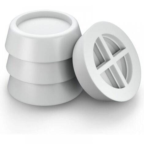 4x Waschmaschinen Anti-Vibrationsfüße - Rutschfeste Gummipads Gegen Lärm