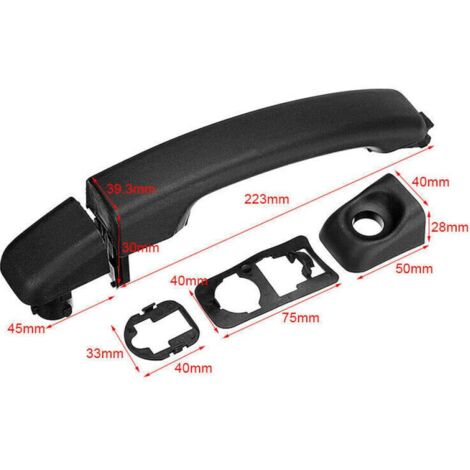 Cache Serrure Poignée De Porte Audi RS6/RS7 – Référence 4H1837879B, Design Brillant, Installation Facile - 9