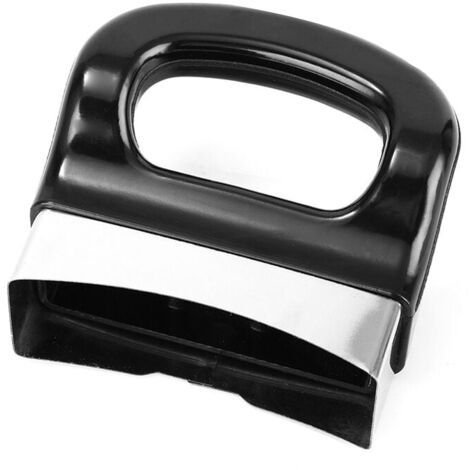 2 Topfgriffe Aus Aluminiumlegierung – Kurze Griffe Mit Verbrühschutzkappe, Inkl. Schrauben (schwarz)