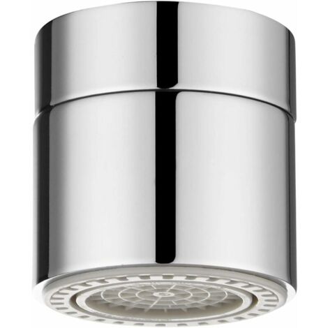 Wasserhahnbelüfter aus Messing, Wassersparer, Küchenhahnbelüfter 22 mm, Chrom (1/5)