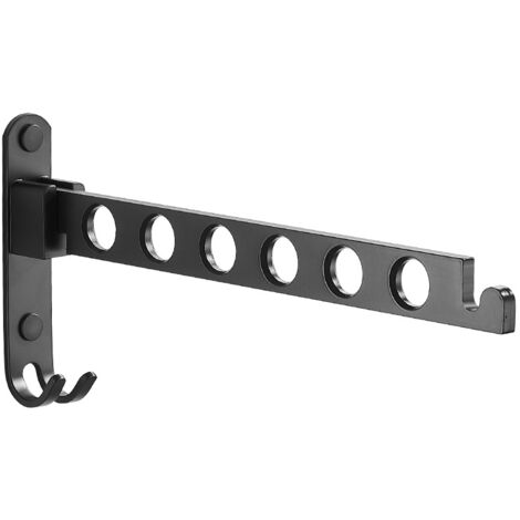 AVOID Wäscheständer Wandmontage - Klappbar Mit 15 Haken 126cm