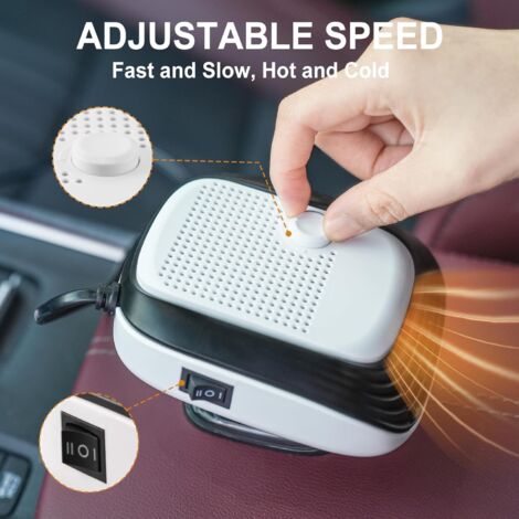 12V 200W Autheizung 2-in-1 - Schnellheizung & Kühlventilator Für Auto, LKW, SUV Mit Defroster Funktion