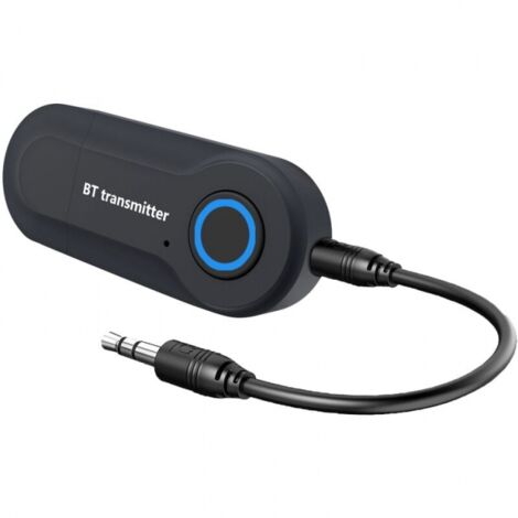 Bluetooth-Adapter 5.0 Audio-Bluetooth-Sender-Empfänger für PC/TV/Auto 3,5-mm-Aux-Musik-Rx-Sender-Adapter