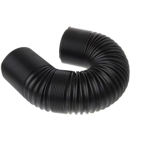Einstellbarer Innendurchmesser: 76 mm/3 Zoll Ansaugrohr Universal-Auto-Turbo-Kaltluftansaugschlauch Flexibles Ansaugrohr-Kit Schwarz 25 cm-1 m Länge