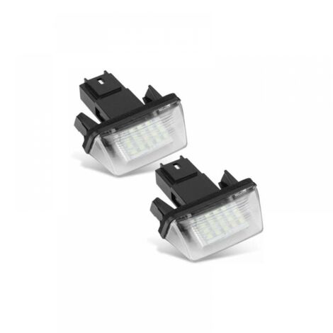 2 stücke 18 LED Auto Kennzeichenbeleuchtung Lampe Links & Rechts für C3 2002-2009 / BERLINGO / 306 307 406 5008 (1/4)