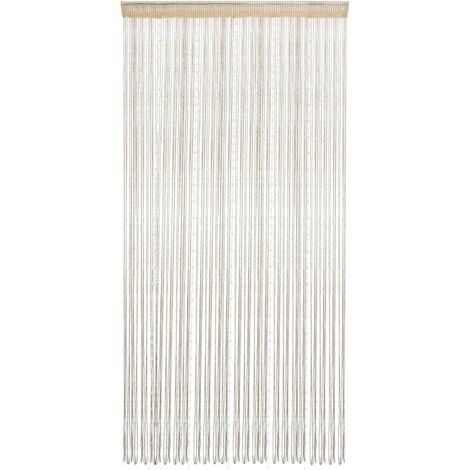 Handgefertigter Bambusperlenvorhang 140x200 Cm - Natürlicher Raumteiler & Fliegengitter