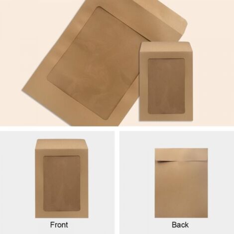12 Stück Kraftpapier Umschläge Vintage Umschläge Für Einladungen