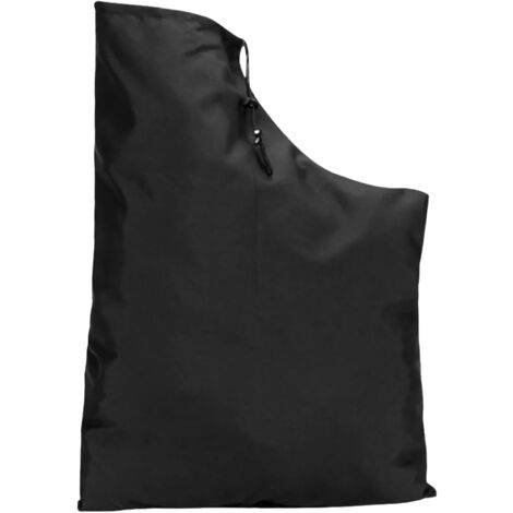 Aufbewahrungstasche für Gebläse, Auffangtasche mit Reißverschluss und Kordelzug, passend für Häcksler, Gartensauger und Gebläsezubehör (schwarz) (1/5)