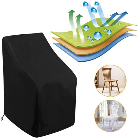 ZiStarlilife 210D Kühlschrankabdeckung – Wasserdicht, Staubdicht, 5 Größen (z.B. 60 X 85 X 185 Cm), Schwarz