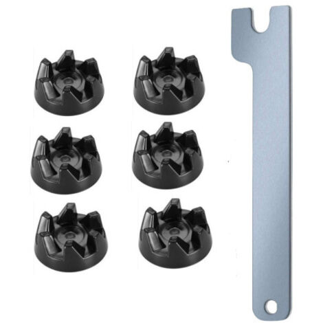 6 Stück Gummi-Mixer-Getriebekupplungen mit Demontagewerkzeug für Küchenutensilien (1/5)