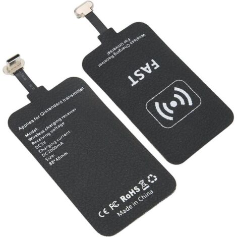 Kabelloses Ladegerät, USB-C 2000 mA kabelloser 10W Schnellladeempfänger Typ-C-Schnittstellen-Ladegerät-Empfängerchip für Mobiltelefone