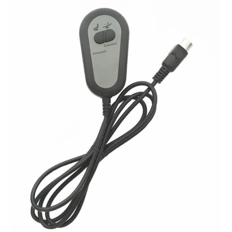 Fernbedienung für Relaxsessel, manueller Steuerschalter mit 2 Tasten und 5 Polen für die meisten elektrischen Relaxsessel und Aufstehsessel (1/5)