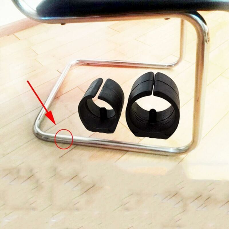 Cyclingcolors Chair Leg Caps - 8 Pack 40mm Shell Gliders For Cantilever Chair Tubes