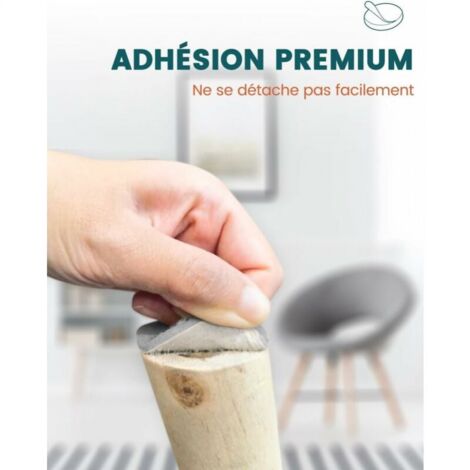Self-Adhesive Furniture Pads, Furniture Chair Pads 3 Rolls (100x10cm+100x5cm+100x2cm), 5mm-Thick Chair Pad Felt Pad