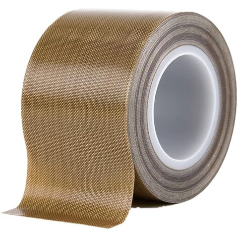 Teflon Tape (2 inch x 33 feet x 0.18 mm) PTFE Tape for Vacuum Sealer, Hand Impulse Sealers PTFE Coated Fiberglass Tape