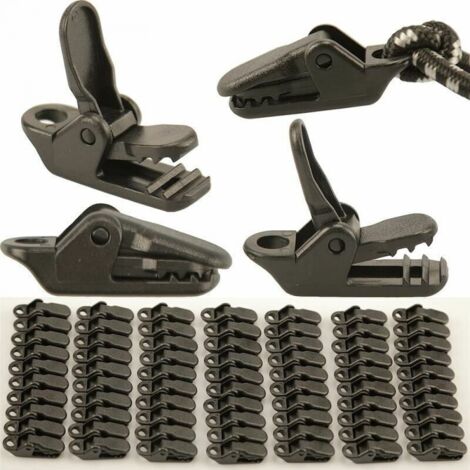 71pcs Tarp Clips Awning Clips, Locking Clips Tarp Clips Plastic Linoleum Tent Clips for Tarp Awning, Tarp Clips Tent Clip