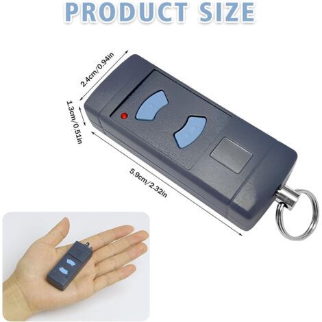 2pcs Garage Remote Control Transmitter Replacement with Blue Button 868 MHz for HORMANN HSE2-868 HSM4-868 HSE4-868 Compatible with Tubauto HSM4-868 HS4-868