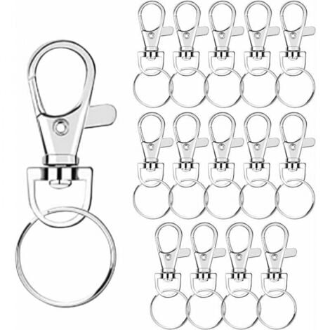 Keychain Hooks, Lobster Claw Keychains, Keychain Accessories, Lobster Clasps, Swivel Snap Hooks, Metal Swivel Keychains, DIY Jewelry Lanyard Accessories