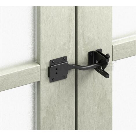 2Pcs Self Locking Gate Latch Automatic Gravity Lever Fence Gate Lock ...