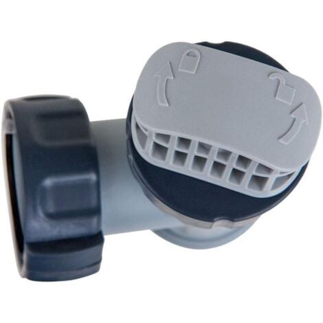 Intex 2 Pack Above Ground Piston Valve with Gasket and Nut, Large Pool Piston Valve Set