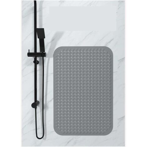 Rectangular Shower Floor Mat Large Bathroom Non-Slip Foot Massage Bathtub Mat 88x58cm