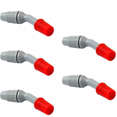 5pcs Spray Nozzles, Garden Irrigation Sprayer Accessories, Sprayer Replacement Parts, for Watering and Cleaning (1/4)