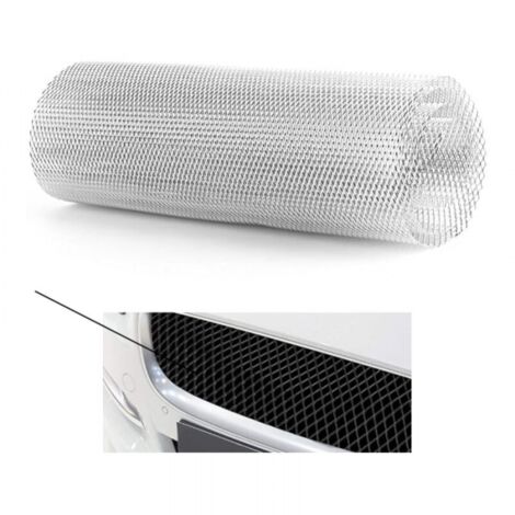 3x6mm Aluminum Alloy Car Front Grille Grill Body Bumper Rhombic Grill Universal