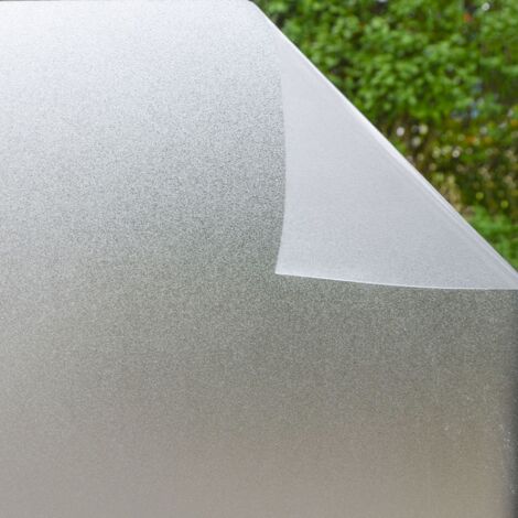 Window film 50 x 200 cm, self-adhesive, electrostatic, frosted glass stickers for bathroom, toilet, window, privacy protection, anti-peep film