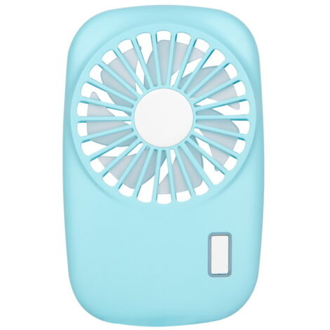 Blue Handheld Fan Mini Powerful Small Personal Portable Fan Adjustable Speed Usb Rechargeable Cooling (1/3)