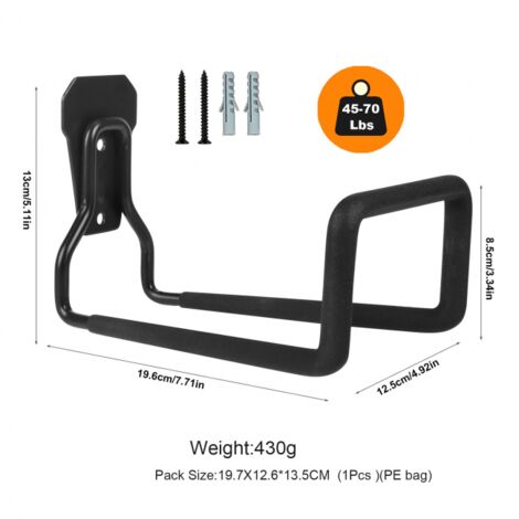 Jack Stand Wall Mount Heavy Duty Stainless Steel Holder Hook