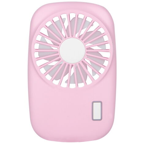 Pink Handheld Fan Mini Powerful Small Personal Portable Fan Adjustable Speed Usb Rechargeable Cooling