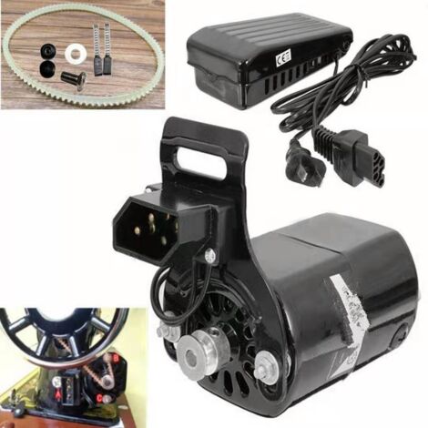 Sewing Machine Motor, Foot Control Pedal, Vintage Sewing Machine Universe Pedal, 180w Sewing Motor Spare Parts with Foot Pedal, Low Noise and Stable Performance