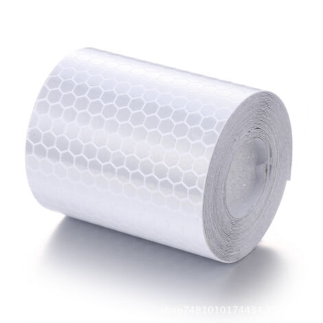 3mx5cm High Quality Reflective Tape and Reflective Tape Cut Weatherproof Warning Tape, Reflective Safety Marker and Self Adhesive (1/4)